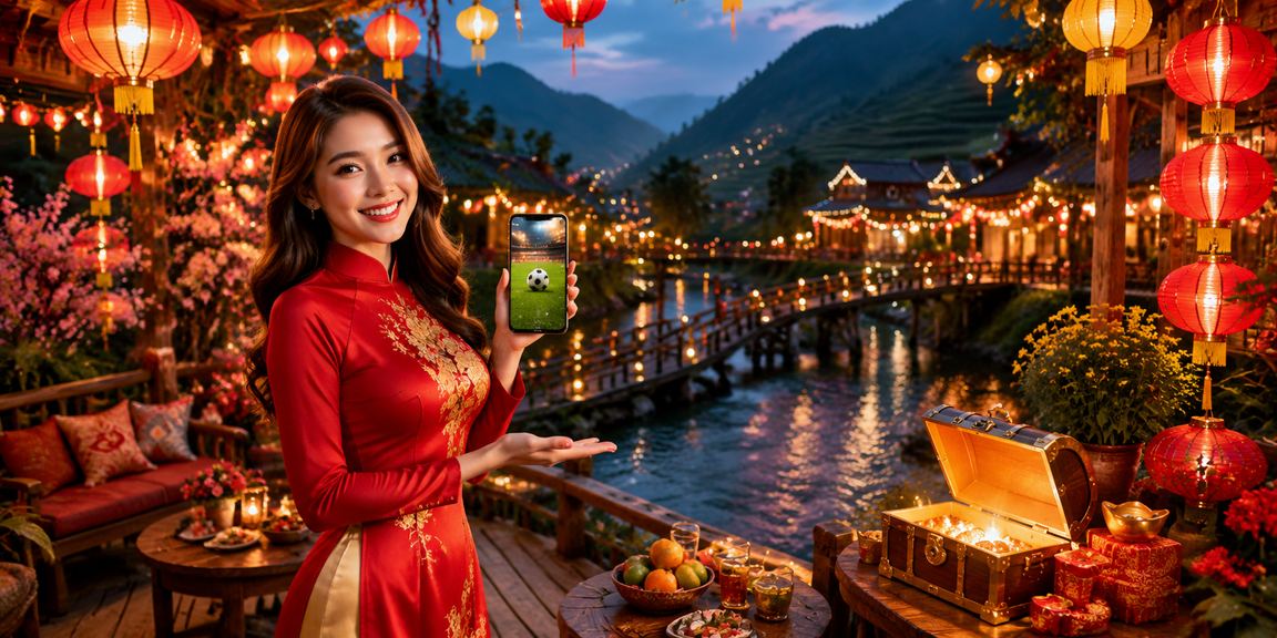 Người chơi cá cược bóng đá sôi động tại thị trường đêm Sapa